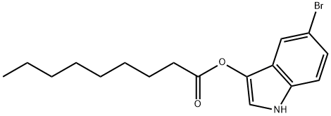 5-BROMO-3-INDOXYL NONANOATE Structure