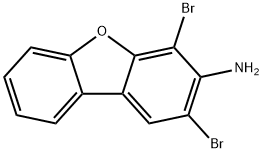 2,4-二溴3-氨基二苯并呋喃,133953-35-2,结构式