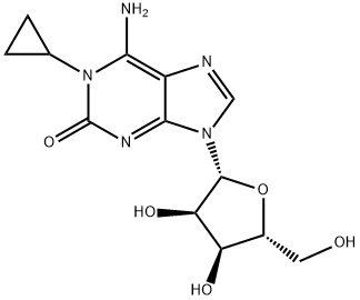 1-cyclopropylisoguanosine Structure