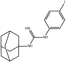 1-(4-iodophenyl)-3-(1-adamantyl)guanidine Structure