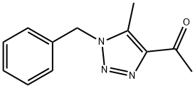 1-(1-ベンジル-5-メチル-1H-1,2,3-トリアゾール-4-イル)-1-エタノン 化学構造式