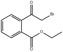 ETHYL 2-(2-BROMOACETYL)BENZENECARBOXYLATE Structure