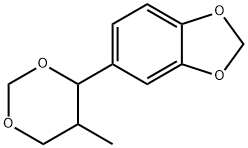 5-(5-methyl-1,3-dioxan-4-yl)-1,3-benzodioxole Structure
