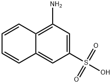 4-アミノ-2-ナフタレンスルホン酸 化学構造式