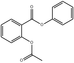 phenyl O-acetylsalicylate  Struktur