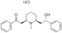 ロベリン塩酸塩 化学構造式
