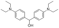 二(4-二乙氨基苯基)甲醇 结构式