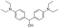 BIS(4-DIETHYLAMINOPHENYL)METHANOL Structure