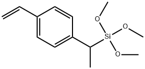 苯乙烯乙基三甲氧基硅烷,134000-44-5,结构式