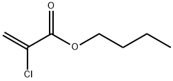 2-クロロプロペン酸ブチル 化学構造式