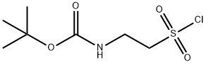 2-(BOC-氨基)乙磺酰氯, 134019-73-1, 结构式