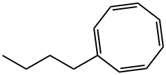 1-ブチルシクロオクタテトラエン 化学構造式