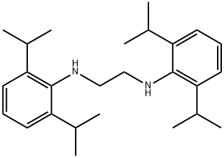 N,N'-二(2,6-二异丙基苯基)乙二胺,134030-22-1,结构式