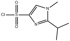 1-Methyl-2-(propan-2-yl)-1H-imidazole-4-sulfonyl chloride Struktur