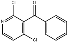 (2,4-Dichloropyridin-3-yl)(phenyl)methanone Struktur