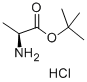 tert-Butyl L-alaninate hydrochloride Structure