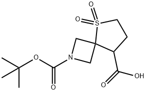 2-(tert-Butoxycarbonyl)-5-thia-2-azaspiro[3.4]octane-8-carboxylic acid 5,5-dioxide|2-(tert-Butoxycarbonyl)-5-thia-2-azaspiro[3.4]octane-8-carboxylic acid 5,5-dioxide