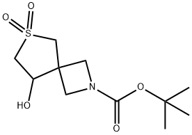 tert-Butyl 8-hydroxy-6-thia-2-azaspiro[3.4]octane-2-carboxylate 6,6-dioxide Structure