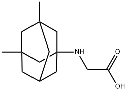 N-(3,5-DiMethyltricyclo[3.3.1.13,7]dec-1-yl)glycine Structure