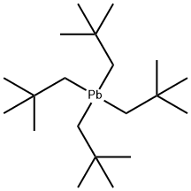 テトラネオペンチル鉛(IV) 化学構造式
