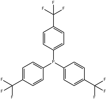 TRIS(4-TRIFLUOROMETHYLPHENYL)PHOSPHINE Struktur