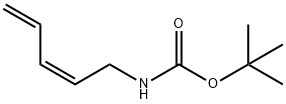 Carbamic acid, 2,4-pentadienyl-, 1,1-dimethylethyl ester, (Z)- (9CI) Struktur