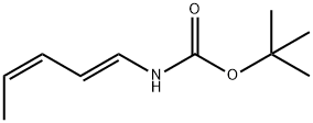 Carbamic acid, 1,3-pentadienyl-, 1,1-dimethylethyl ester, (E,Z)- (9CI) Struktur