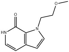 1-(2-Methoxyethyl)-1,6-dihydro-7H-pyrrolo[2,3-c]pyridin-7-one Structure