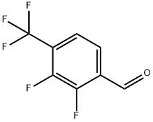 2,3-Difluoro-4-(trifluoromethyl)benzaldehyde Struktur