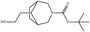3-Boc-8-hydroxyethyl-3-azabicyclo[3.2.1]octane Structure