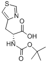 BOC-D-4-THIAZOLYLALANINE Structure