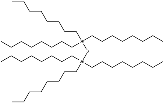 hexaoctyldistannathiane  Struktur