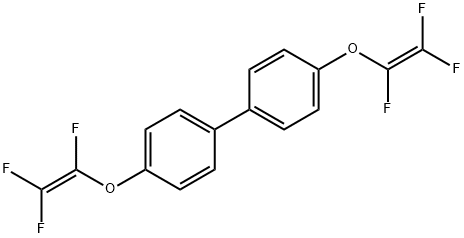 4,4'-BIS(4-TRIFLUOROVINYLOXY)BIPHENYL 化学構造式