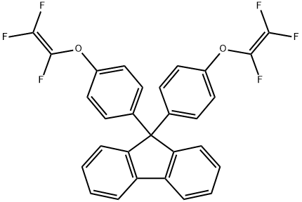 9,9-BIS(4-TRIFLUOROVINYLOXYPHENYL)FLUORENE Structure