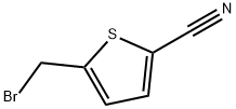 5-溴甲基噻吩-2-甲腈,134135-41-4,结构式