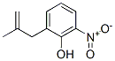 2-(2-methylallyl)-6-nitrophenol  Struktur