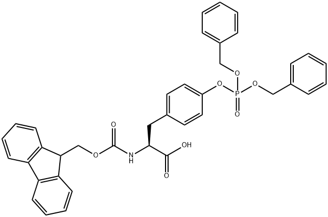 FMOC-TYR(PO3BZL2)-OH Structure