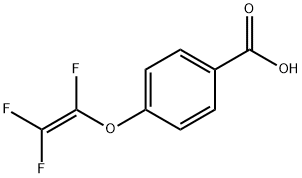 Benzoic acid, 4-[(1,2,2-trifluoroethenyl)oxy]- Structure