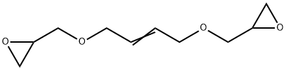 1,4-bis(2,3-epoxypropoxy)but-2-ene Struktur