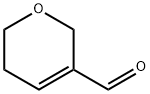 5,6-ジヒドロ-2H-ピラン-3-カルボアルデヒド 化学構造式