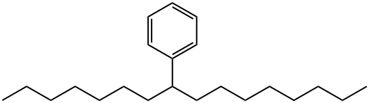 1-Heptylnonylbenzene Struktur