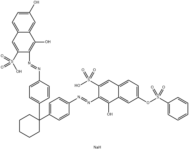 CI 24790,13421-53-9,结构式