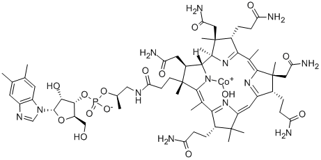 ヒドロキソコバラミン 化学構造式
