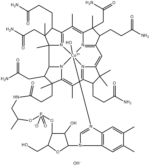 羟基钴胺素盐酸盐,13422-52-1,结构式