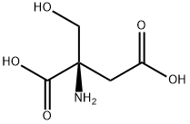 L-Aspartic acid, 2-(hydroxymethyl)- (9CI) Struktur