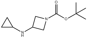 N-BOC-3-(环丙基氨基)氮杂环丁烷,1342433-96-8,结构式