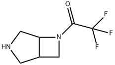 3,6-Diazabicyclo[3.2.0]heptane, 6-(trifluoroacetyl)- (9CI) Structure