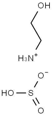 2-hydroxyethylammonium hydrogen sulphite  Struktur