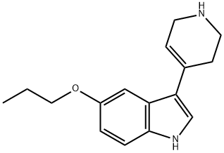 3-(1,2,5,6-tetrahydro-4-pyridyl)-5-n-propoxyindole Structure