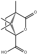 (-)-カンファン酸 化学構造式